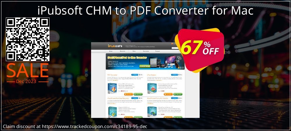 iPubsoft CHM to PDF Converter for Mac coupon on National Walking Day offering sales