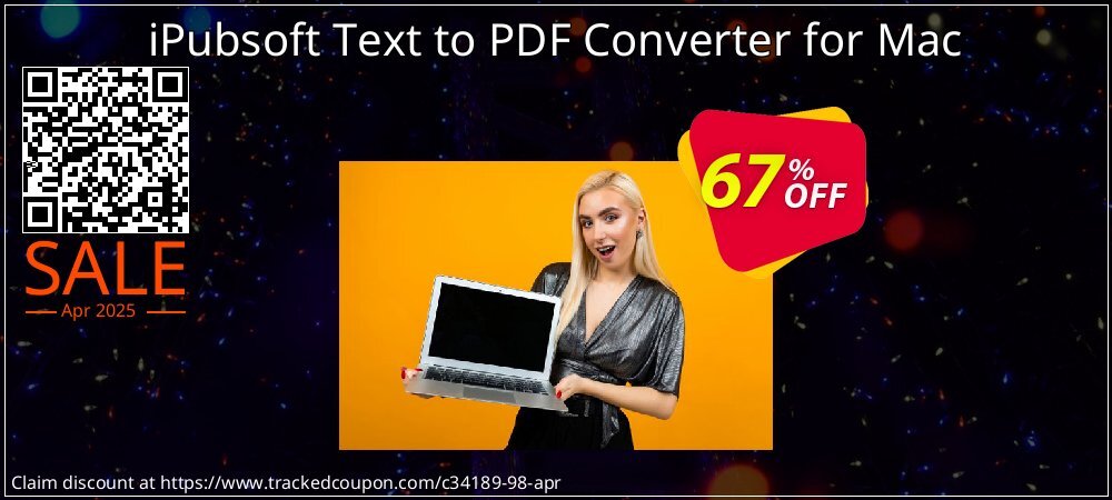 iPubsoft Text to PDF Converter for Mac coupon on Constitution Memorial Day sales