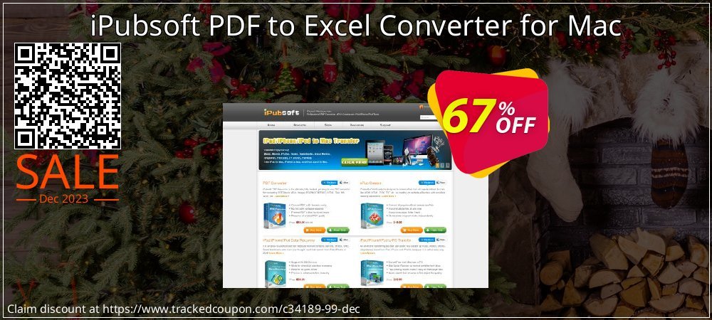 iPubsoft PDF to Excel Converter for Mac coupon on World Password Day deals