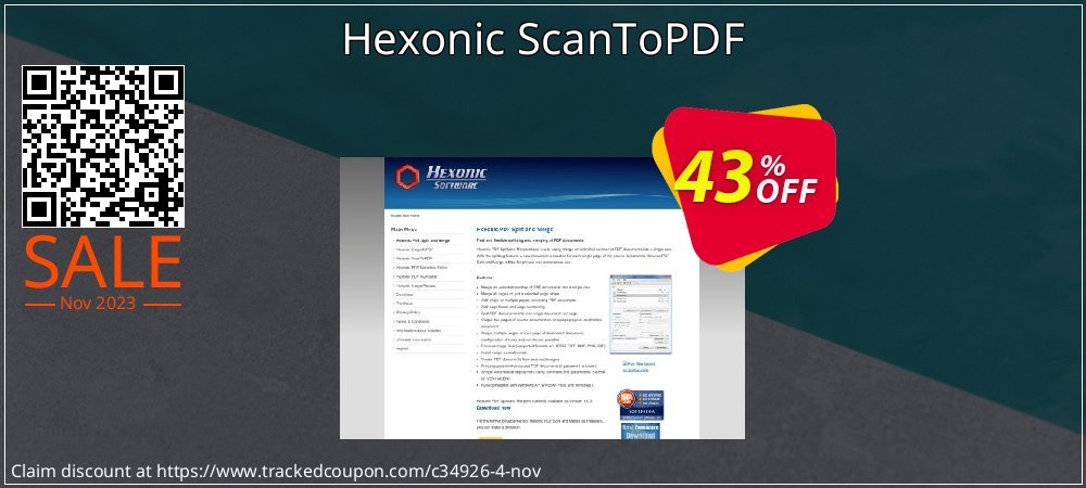 Hexonic ScanToPDF coupon on World Password Day offering discount