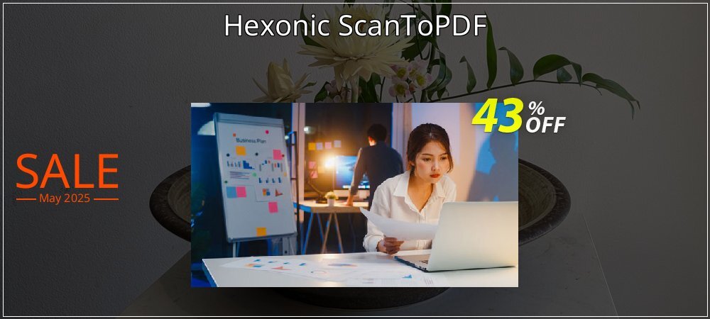 Hexonic ScanToPDF coupon on National Smile Day offering discount