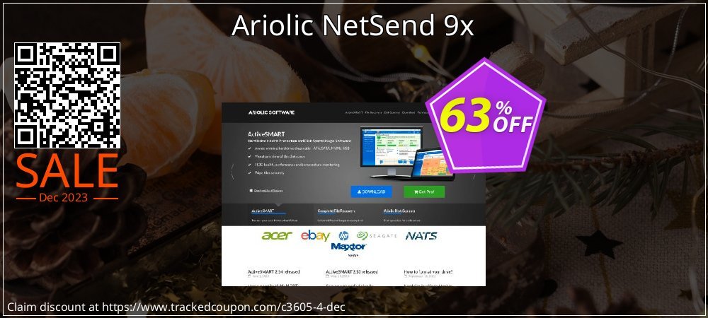 Ariolic NetSend 9x coupon on World Password Day discount