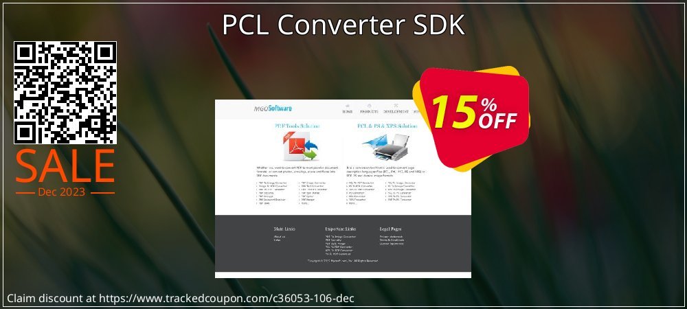 PCL Converter SDK coupon on World Party Day promotions