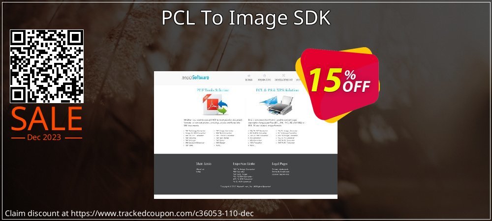 PCL To Image SDK coupon on National Walking Day discount