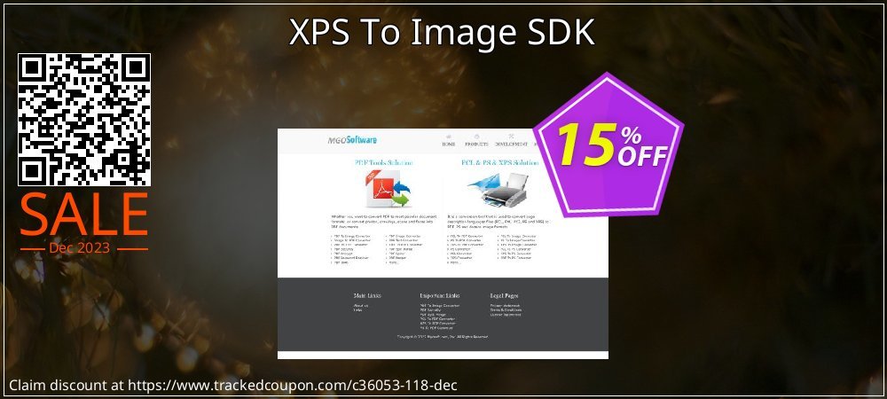 XPS To Image SDK coupon on Easter Day offer