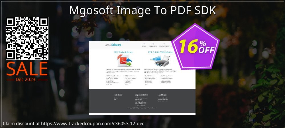 Mgosoft Image To PDF SDK coupon on April Fools' Day offering discount