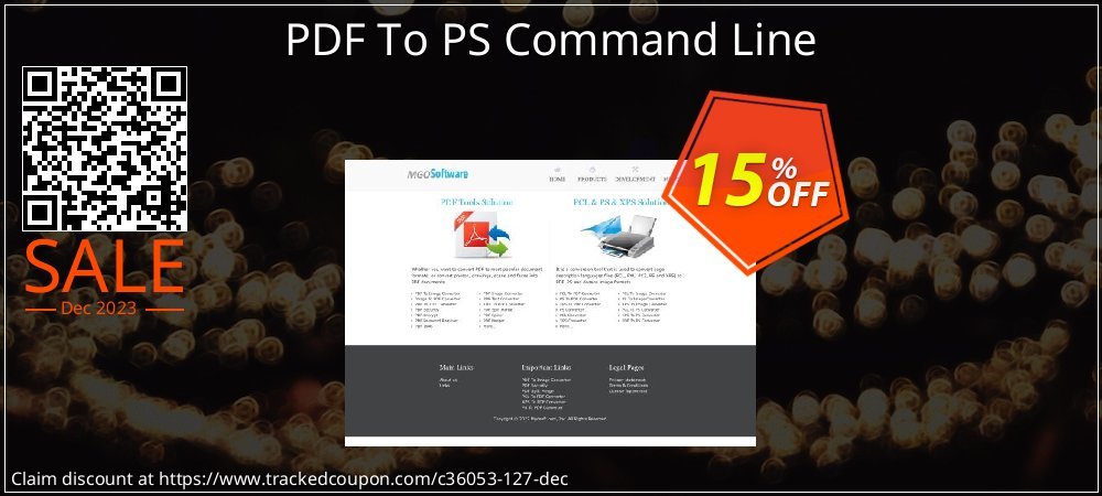 PDF To PS Command Line coupon on April Fools' Day offer