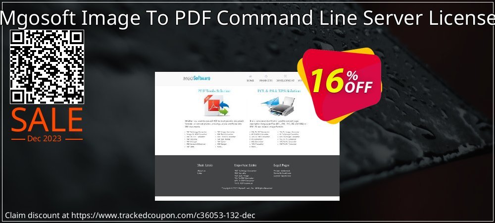 Mgosoft Image To PDF Command Line Server License coupon on April Fools' Day discounts