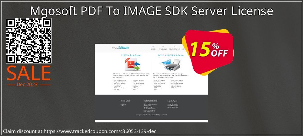 Mgosoft PDF To IMAGE SDK Server License coupon on World Password Day super sale
