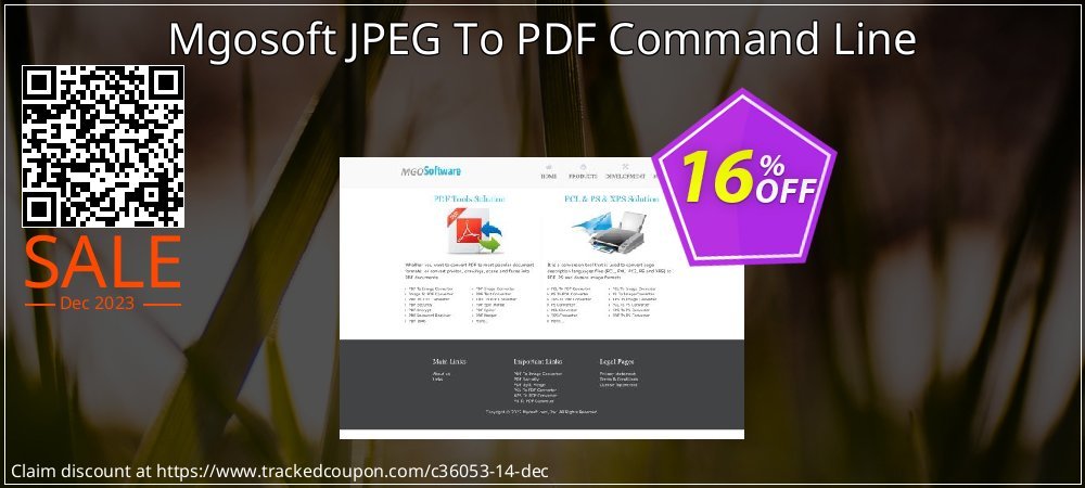 Mgosoft JPEG To PDF Command Line coupon on World Password Day discounts