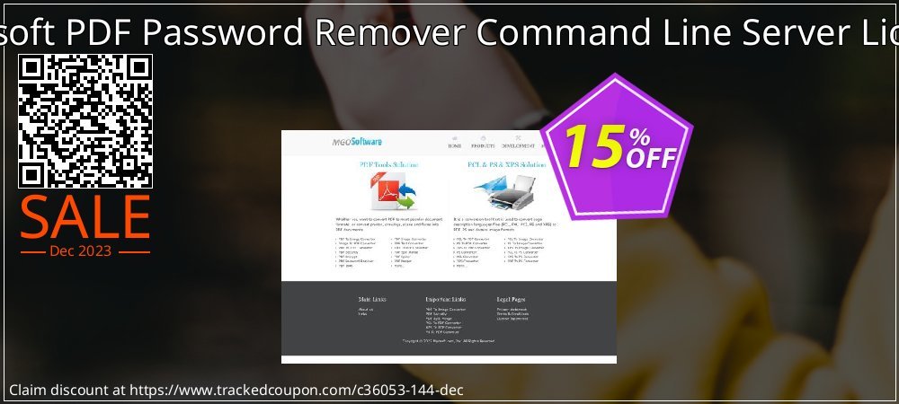 Mgosoft PDF Password Remover Command Line Server License coupon on Tell a Lie Day deals