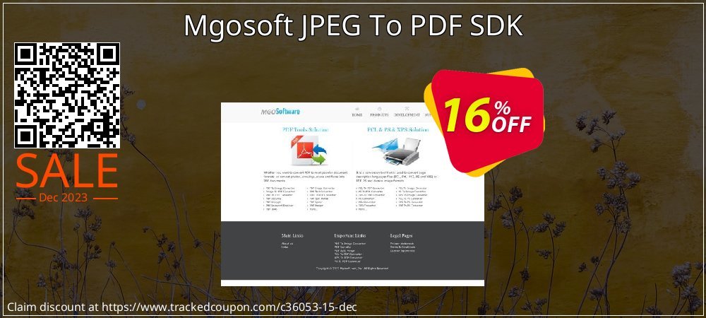 Mgosoft JPEG To PDF SDK coupon on Mother Day promotions