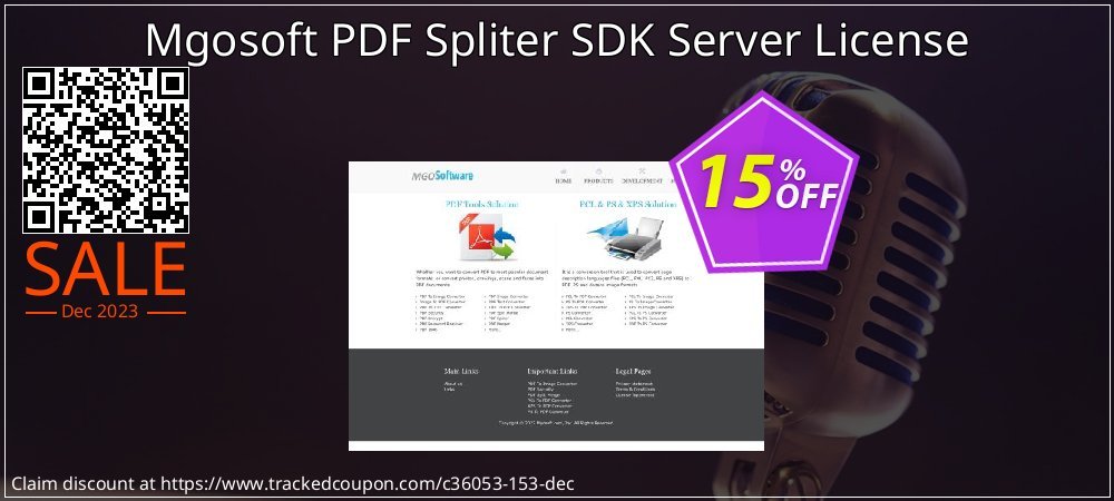 Mgosoft PDF Spliter SDK Server License coupon on Easter Day deals