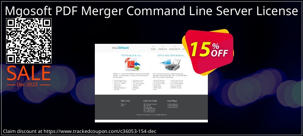 Mgosoft PDF Merger Command Line Server License coupon on Tell a Lie Day offer