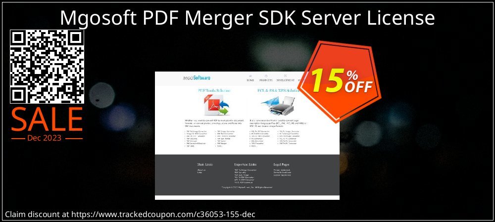 Mgosoft PDF Merger SDK Server License coupon on National Walking Day discount