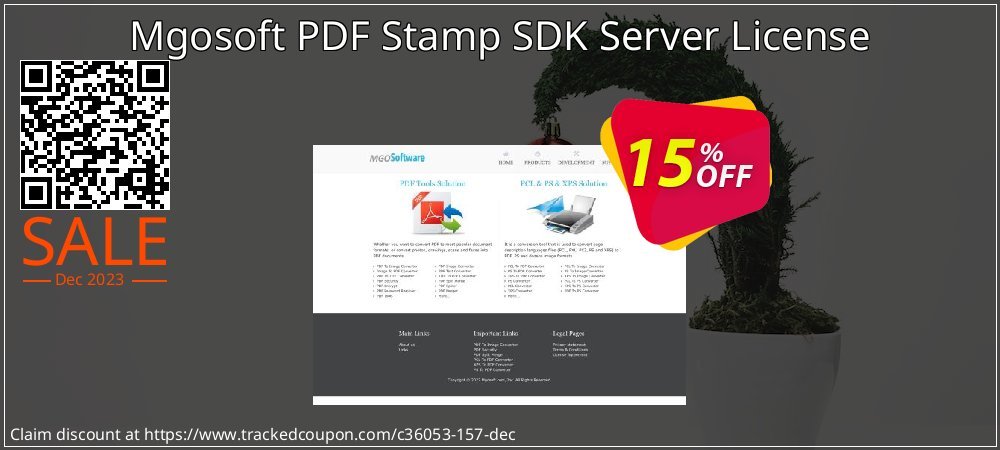 Mgosoft PDF Stamp SDK Server License coupon on April Fools' Day offering sales