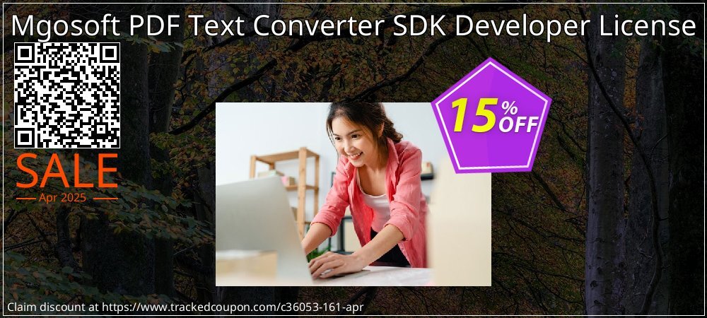 Mgosoft PDF Text Converter SDK Developer License coupon on World Party Day sales