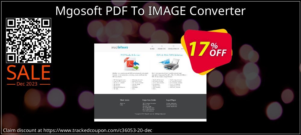 Mgosoft PDF To IMAGE Converter coupon on Mother Day offering discount