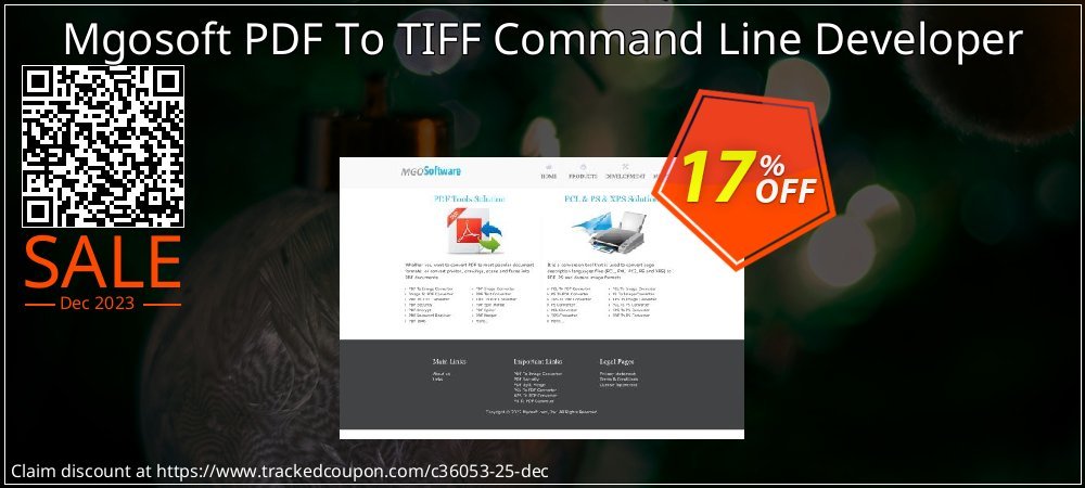 Mgosoft PDF To TIFF Command Line Developer coupon on National Walking Day promotions