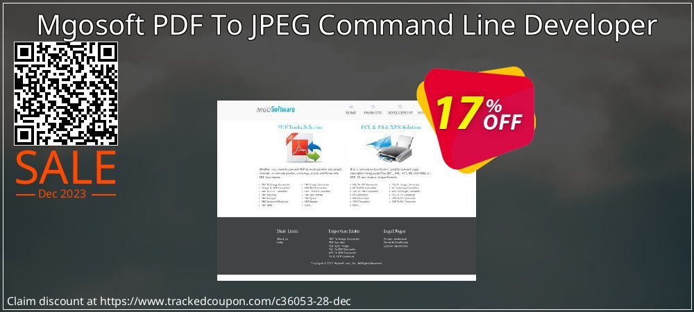 Mgosoft PDF To JPEG Command Line Developer coupon on Constitution Memorial Day discount