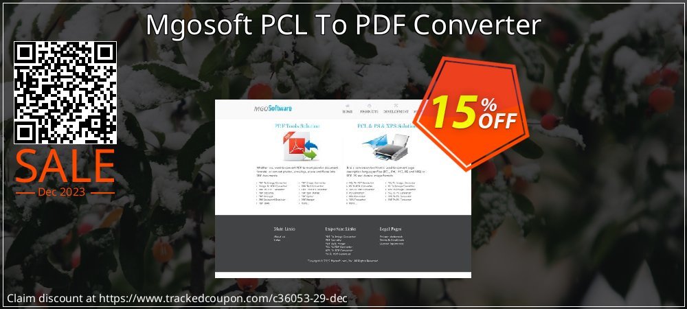 Mgosoft PCL To PDF Converter coupon on World Password Day offering discount
