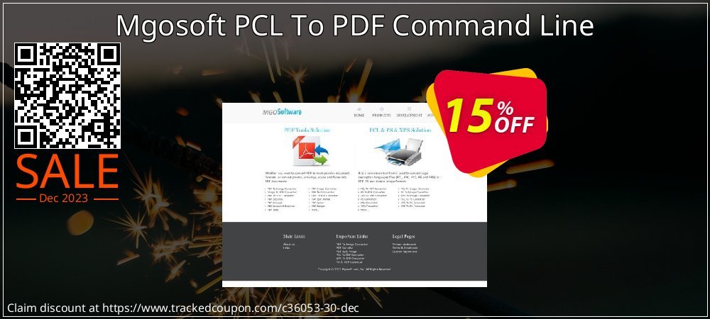 Mgosoft PCL To PDF Command Line coupon on National Walking Day offering discount