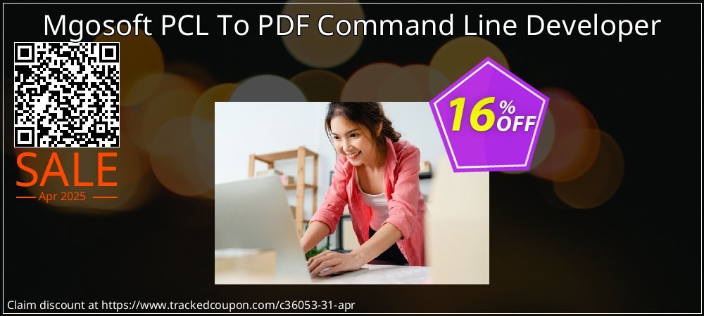 Mgosoft PCL To PDF Command Line Developer coupon on World Party Day offering sales