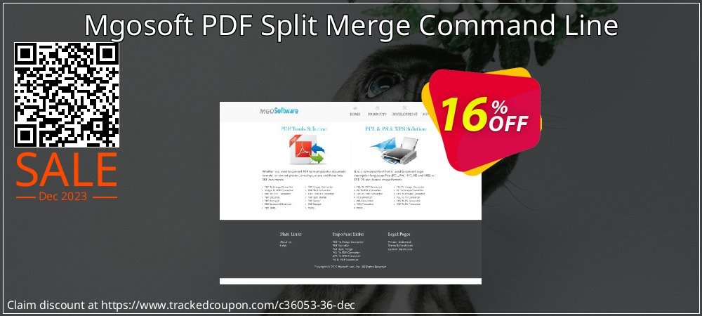 Mgosoft PDF Split Merge Command Line coupon on World Party Day deals