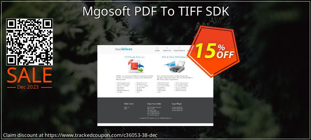Mgosoft PDF To TIFF SDK coupon on Easter Day discount