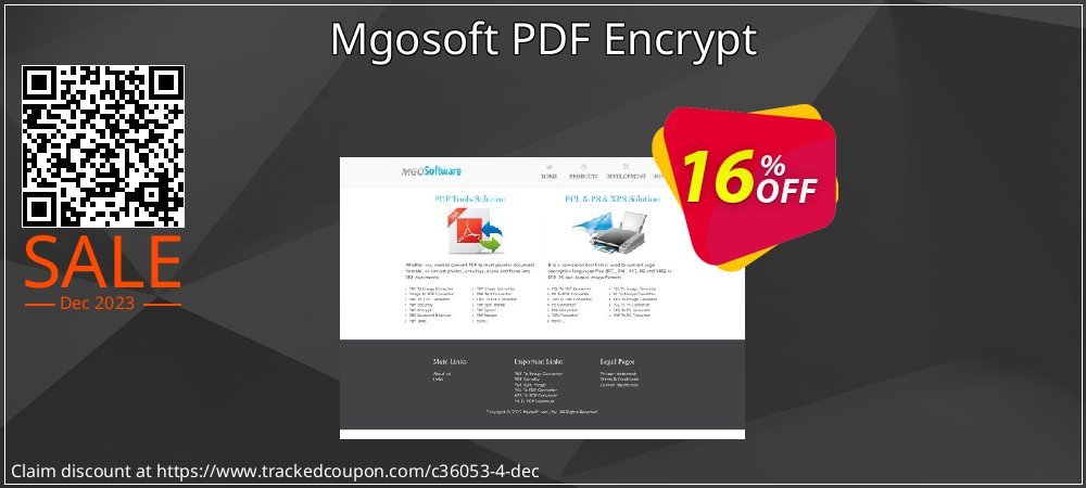Get 15% OFF Mgosoft PDF Encrypt promotions
