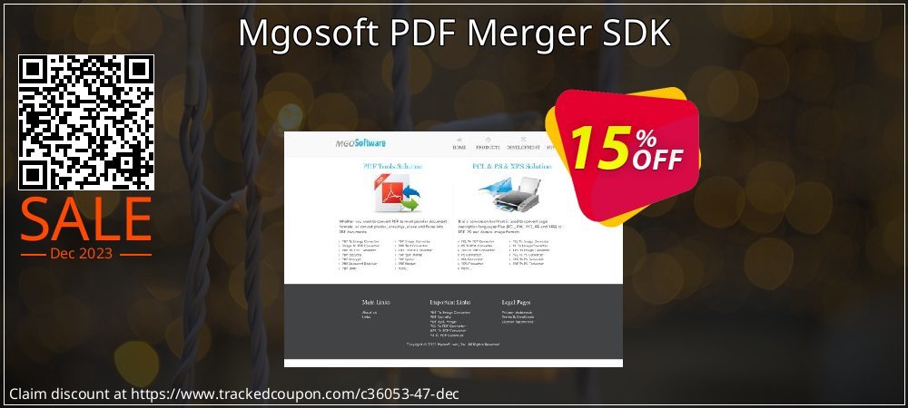 Mgosoft PDF Merger SDK coupon on April Fools' Day discount