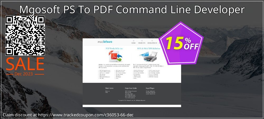 Mgosoft PS To PDF Command Line Developer coupon on World Party Day offering discount