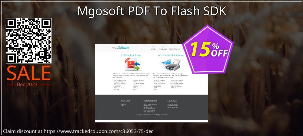 Mgosoft PDF To Flash SDK coupon on Mother Day offering sales