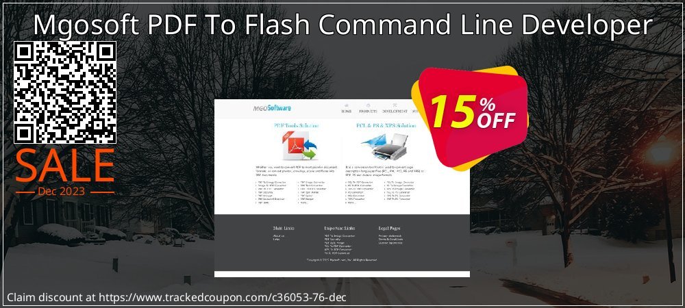 Mgosoft PDF To Flash Command Line Developer coupon on World Party Day offering sales