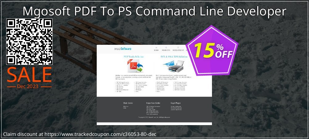 Mgosoft PDF To PS Command Line Developer coupon on National Walking Day sales