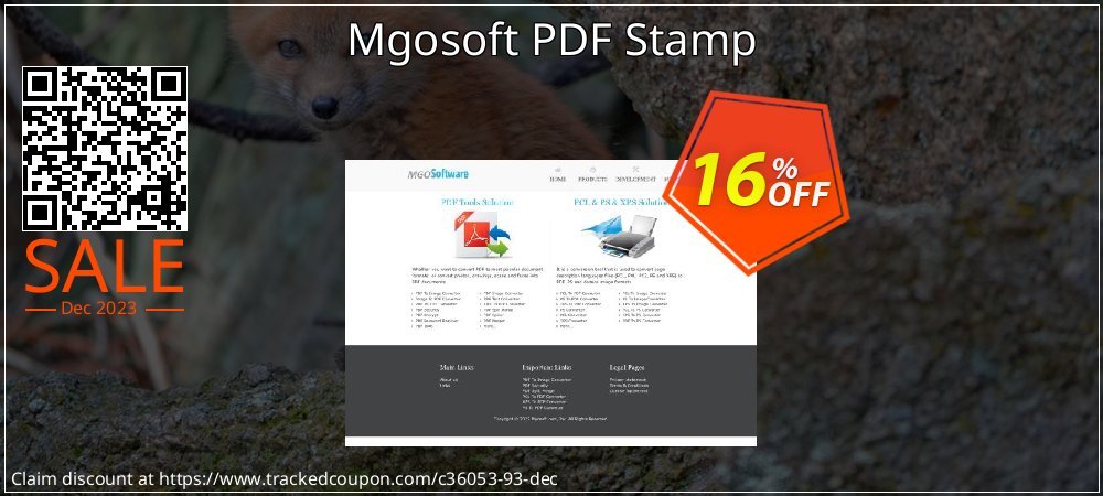 Mgosoft PDF Stamp coupon on Virtual Vacation Day discount