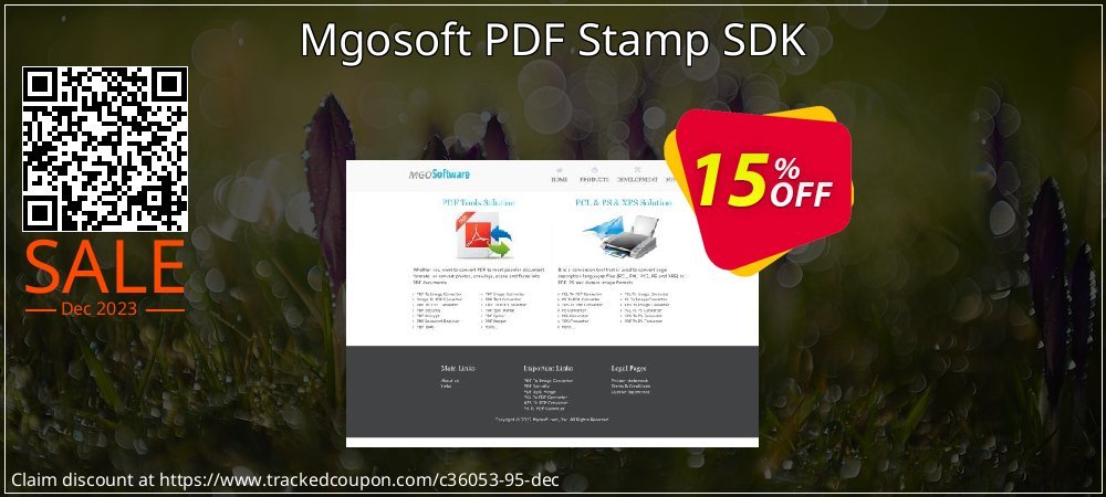 Mgosoft PDF Stamp SDK coupon on National Walking Day super sale