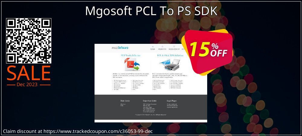 Mgosoft PCL To PS SDK coupon on April Fools' Day sales