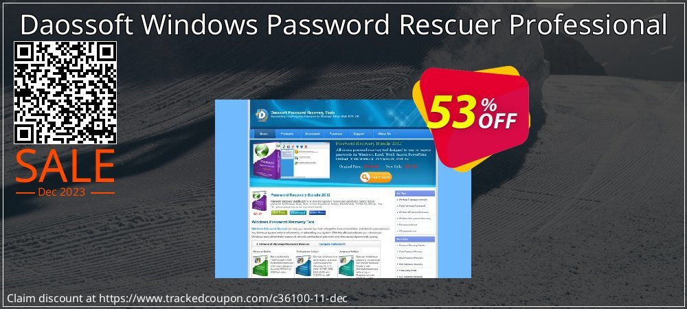 Daossoft Windows Password Rescuer Professional coupon on World Party Day offering sales