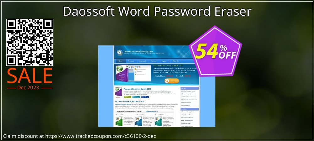 Daossoft Word Password Eraser coupon on April Fools' Day offering sales