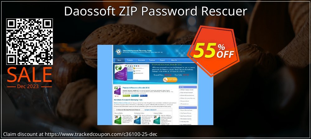 Daossoft ZIP Password Rescuer coupon on Christmas Card Day sales