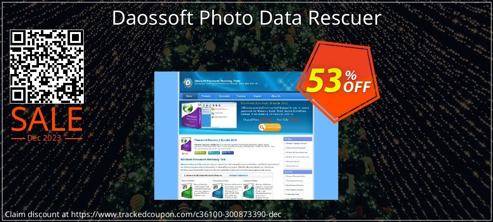 Daossoft Photo Data Rescuer coupon on World Backup Day promotions