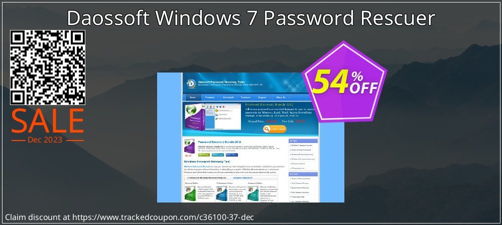 Daossoft Windows 7 Password Rescuer coupon on April Fools' Day offering discount