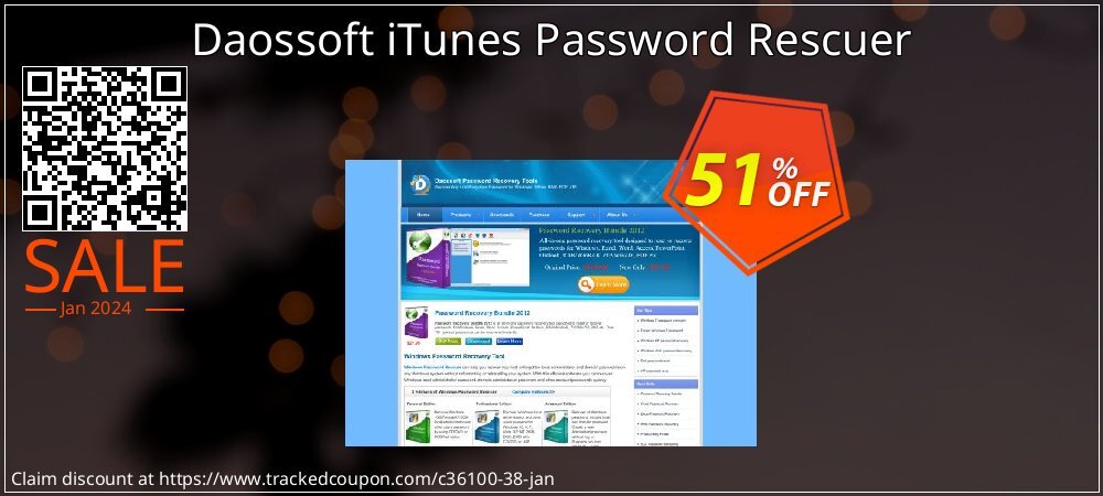 Daossoft iTunes Password Rescuer coupon on Easter Day offering sales