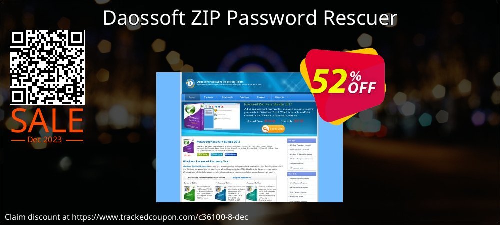 Daossoft ZIP Password Rescuer coupon on Easter Day offer