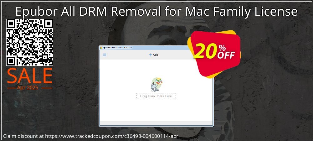 Epubor All DRM Removal for Mac Family License coupon on World Password Day offering discount