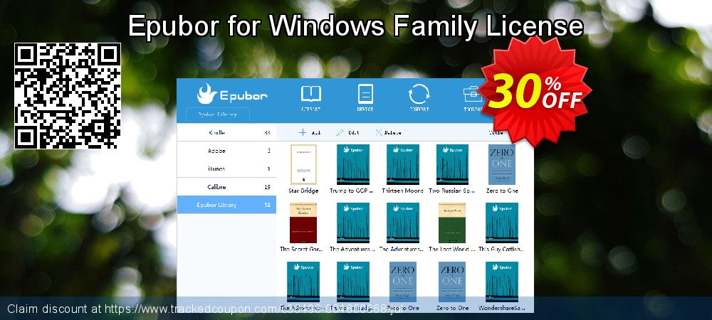 Epubor for Windows Family License coupon on Christmas discount