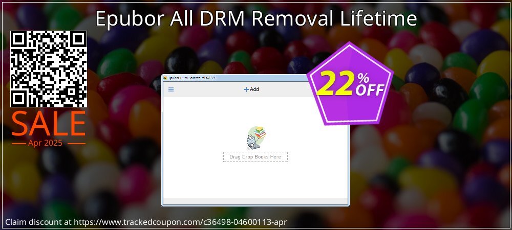 Epubor All DRM Removal Lifetime coupon on Easter Day offer