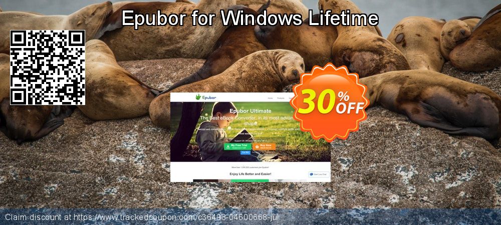 Epubor for Windows Lifetime coupon on April Fools Day deals