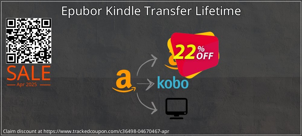 Epubor Kindle Transfer Lifetime coupon on April Fools' Day discount